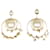 Christian Dior Pendientes de perlas de oro Dorado  ref.1075339