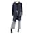 Loro Piana Navy cashmere and silk-blend coat - size S Blue  ref.1075343