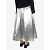 Weekend Max Mara Silver metallic midi skirt  - size UK 8 - view 3