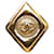 Chanel Gold CC Brosche Golden Metall Vergoldet  ref.1075414
