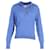 Khaite Jo V-Neck Sweater in Blue Cashmere  Wool  ref.1075637