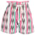 Étoile Isabel Marant Mini Shorts Listrado em Algodão Multicolor Multicor  ref.1075641