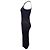 Off White Off-White Basic Ribbed Logo-Print Midi Dress in Black Cotton - view 2