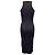 Off White Off-White Basic Ribbed Logo-Print Midi Dress in Black Cotton - view 3