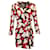 Boutique Moschino Heart Print Wrap Dress in Multicolor Polyester Multiple colors  ref.1075679
