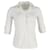 Chemise à manches quart Miu Miu en coton blanc  ref.1075706