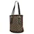 Louis Vuitton Bucket Brown Cloth  ref.1076116