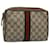 GUCCI GG Canvas Web Sherry Line Clutch Bag Beige Red Green 89 01 012 Auth bs8258  ref.1076154