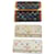LOUIS VUITTON Monogram Multicolor Wallet Key case 4Définir Blanc Noir Auth bs8515  ref.1076159