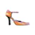 Prada Fringe Square Toe Pump Heels Multiple colors Leather  ref.1076209