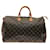 Louis Vuitton Speedy 40 Marrom Lona  ref.1076377