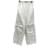 Autre Marque NON FIRMATO / Pantaloni UNSIGNED T.US 26 cotton Bianco Cotone  ref.1076608