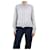 Brunello Cucinelli Grey cropped silk-blend shirt - size M  ref.1076645