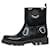 Moncler Black Ginette rain boots - size EU 38 Rubber  ref.1076668
