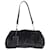 Dolce & Gabbana Ruched Shoulder Clutch Bag in Black Satin  ref.1073775