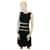 vestido Azzaro con strass Negro Viscosa Elastano  ref.1075041