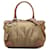 Gucci Brown Diamante Sukey Satchel Pink Beige Leather Cloth Pony-style calfskin Cloth  ref.1076776