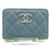 Chanel Zip around wallet Blue Leather  ref.1076795