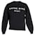 Sweat-shirt à logo imprimé Anine Bing Evan en coton noir  ref.1076955
