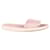 Chanel Chanclas tipo chinelas con logo CC en tweed rosa Lana  ref.1076956