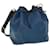 LOUIS VUITTON Epi Petit Noe Shoulder Bag Bicolor Black Blue M44152 Auth bs8444 Leather  ref.1077346