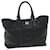 BURBERRY Black label Tote Bag Leather Black Auth bs8359  ref.1077414
