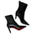 Christian Louboutin ankle boots Nero Pelle  ref.1077561