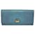 Dolce & Gabbana Portefeuille Continental Turquoise Foncé Cuirs exotiques  ref.1077598