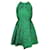 Alice + Olivia Green Open Back Sleeveless Dress Polyester  ref.1077678