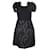Chanel Black Knit Cap Sleeve A-Line Dress Wool  ref.1077699