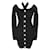 Balmain Robe tricotée noire dos nu dos nu Synthétique  ref.1077759