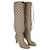 Gucci Beige/Brown GG Lisa Knee length Boots Cloth  ref.1077777