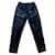Dior calça, leggings Preto Couro  ref.1077804