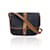 Yves Saint Laurent Black Beige Textured Vinyl Canvas Crossbody Bag Cloth  ref.1077816