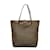 Fendi Zucchino Canvas Tote Bag Brown Cloth  ref.1077856