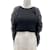 Autre Marque TAMAR KEBURIA Top T.fr 38 WOOL Nero Lana  ref.1077859