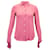 Camisa Theory Classic Tie Cuff em seda rosa  ref.1078008