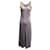 Max Mara Leisure Talete Sleeveless Midi Dress in Silver Polyester Silvery  ref.1078032