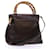 GUCCI Bamboo Hand Bag Leather 2way Brown 002 2058 0508 0 Auth ac2195  ref.1078110