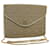 Christian Dior Honeycomb Canvas Chain Shoulder Bag Beige Auth ti1244  ref.1078138