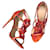 ALEXANDRE BIRMAN  Sandals T.eu 39 Exotic leathers Orange  ref.1078245
