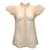 Simone Rocha Nude Transparente Bluse mit Puffärmeln Beige Polyester  ref.1078313