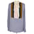 Valentino Mehrfarbige Tunika mit Falten und Spitzendetail Mehrfarben Baumwolle  ref.1078332