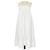 Loewe Robe mi-longue blanche à bretelles Coton  ref.1078336