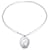 Chopard Happy Spirit 18K White Gold Diamond Pendant Necklace Golden Glass  ref.1078352