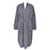 Loro Piana Grey Belted Long Coat Cardigan Cashmere  ref.1078363