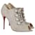 Christian Louboutin Beige Ankle Booties Leather  ref.1078394