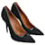 Autre Marque Zapatos de tacón negros con punta en punta Cuero  ref.1078411