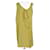 Marni Yellow Sleeveless Midi Dress Silk  ref.1078417