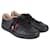 Marmont Gucci Schwarze Ace-Low-Top-Sneaker Leder  ref.1078419